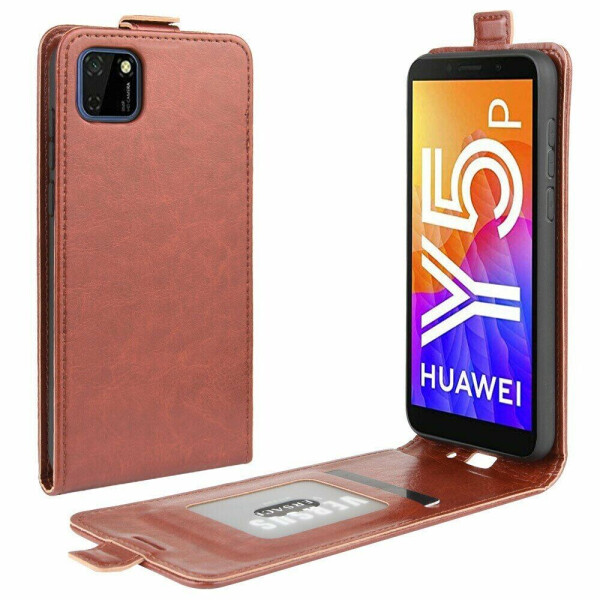 

Чехол Deexe Flip Case для Huawei Y5p - Brown
