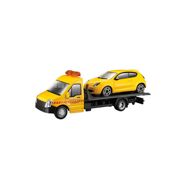 

Игровой набор Bburago Автоперевозчик с Alfa Romeo Mito (18-31406)