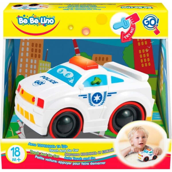 

Сенсорная полицейская машина BeBeLino Коснись и езжай (58010)