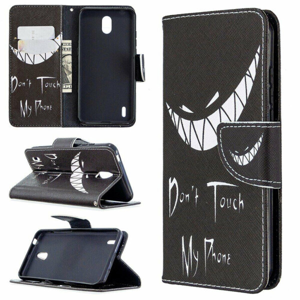 

Чехол-книжка Deexe Color Wallet для Nokia 1.3 - Don't Touch My Phone