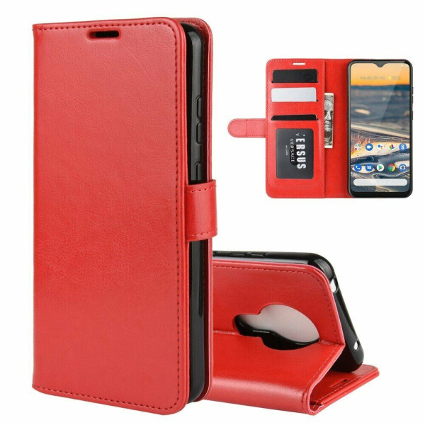 

Чехол-книжка Deexe Wallet Style для Nokia 5.3 - Red