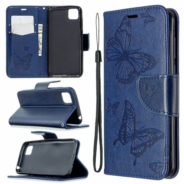 

Чехол UniCase Butterfly Pattern для Huawei Y5p - Blue
