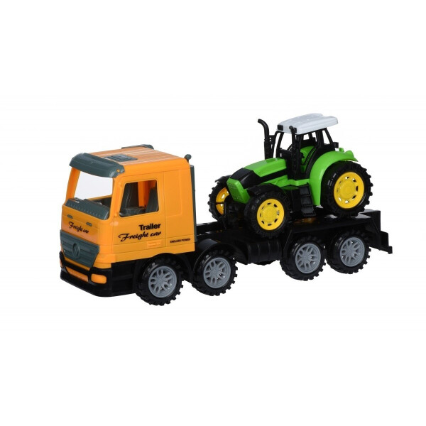 

Машинка инерционная Same Toy Super Combination Тягач желтый с трактором (98-84Ut-2)