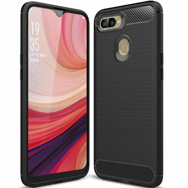 

Защитный чехол UniCase Carbon для OPPO A5S - Black
