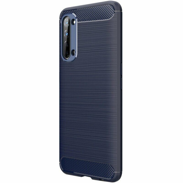 

Защитный чехол UniCase Carbon для OPPO Reno 3 - Dark Blue