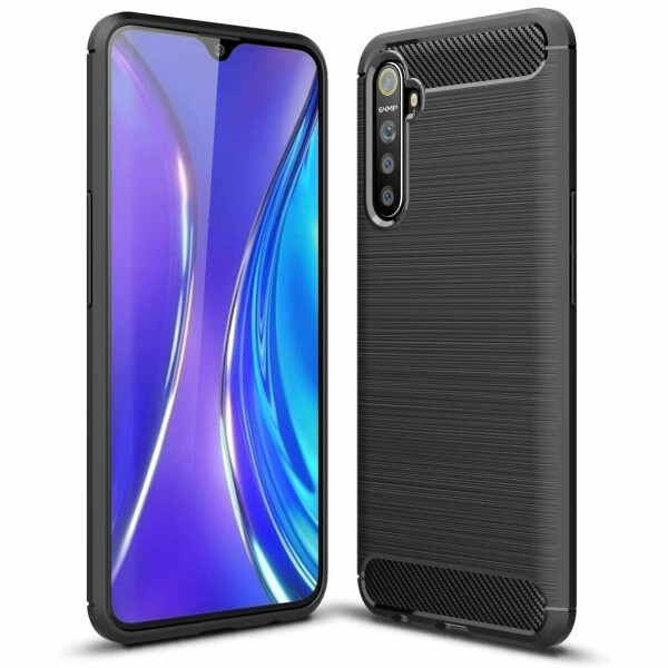 

Защитный чехол UniCase Carbon для Realme 6 Pro - Black