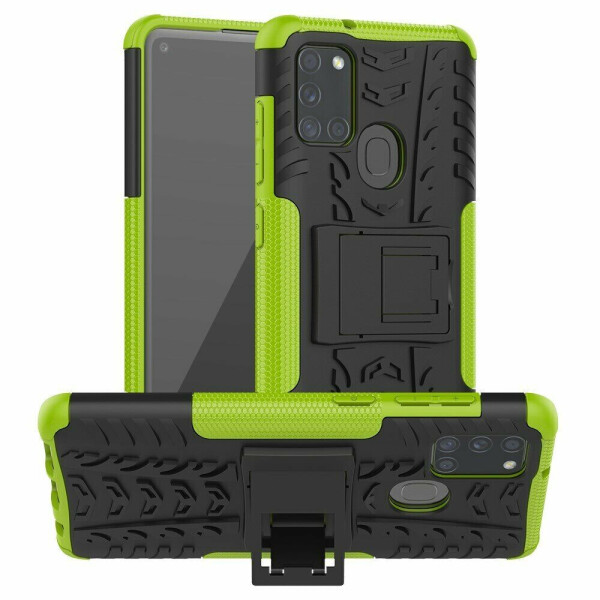 

Защитный чехол UniCase Hybrid X для Samsung Galaxy A21s (A217) - Black / Green