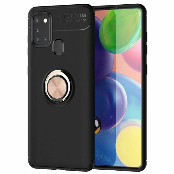 

Защитный чехол UniCase Magnetic Ring для Samsung Galaxy A21s (A217) - Black / Rose Gold