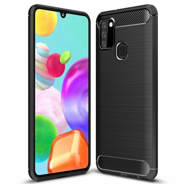 

Защитный чехол UniCase Carbon для Samsung Galaxy A21s (A217) - Black