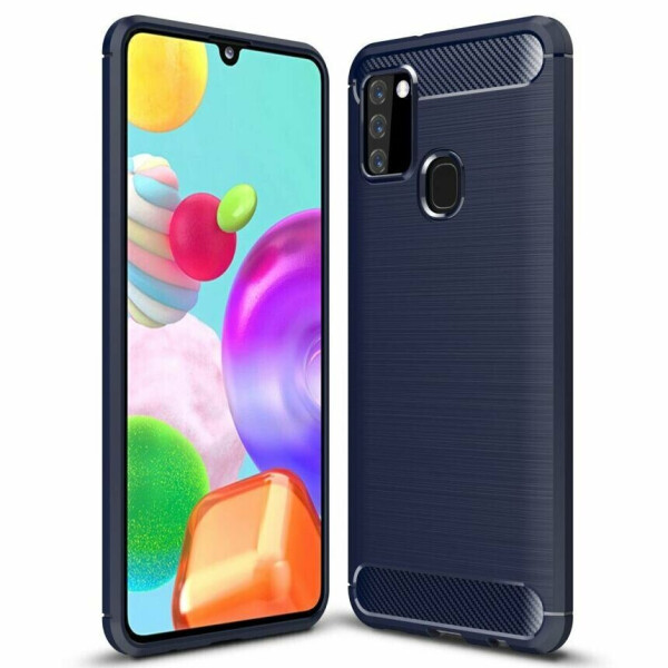 

Защитный чехол UniCase Carbon для Samsung Galaxy A21s (A217) - Blue