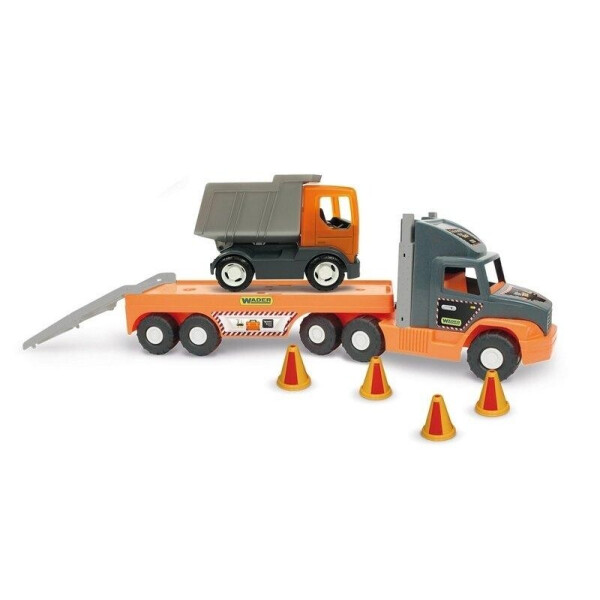 

Эвакуатор Wader Super Tech Truck с грузовиком (36710)