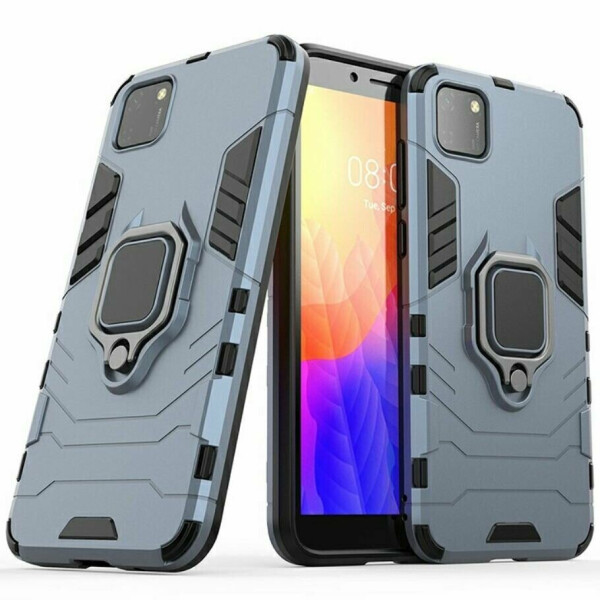 

Защитный чехол Deexe Hybrid Case для Huawei Y5p - Blue
