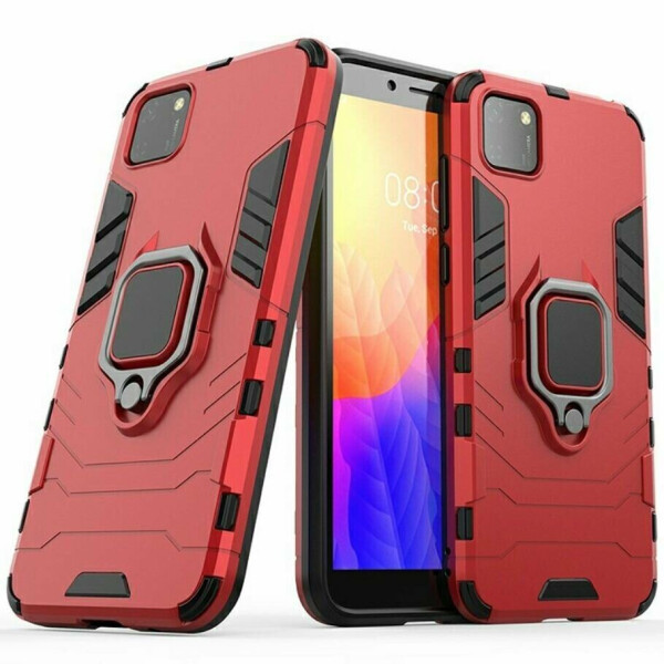 

Защитный чехол Deexe Hybrid Case для Huawei Y5p - Red