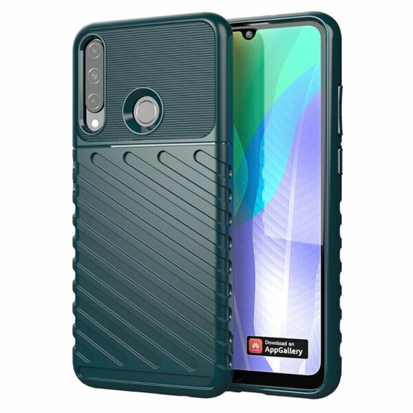 

Защитный чехол Deexe Thunder Series для Huawei Y6p - Green