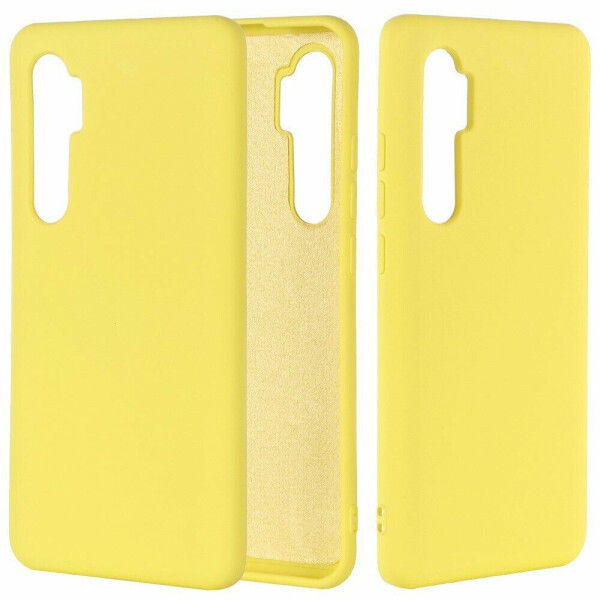 

Защитный чехол Deexe Silicone Case для Xiaomi Mi Note 10 Lite - Yellow