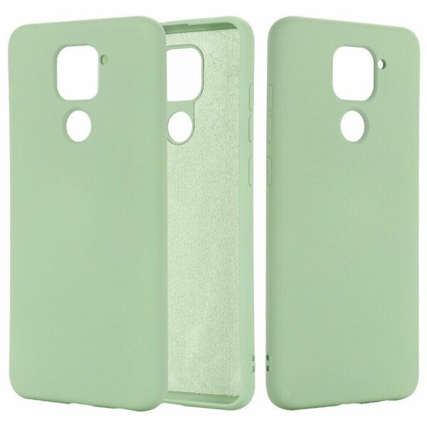 

Защитный чехол Deexe Silicone Case для Xiaomi Redmi Note 9 / Redmi 10X - Green