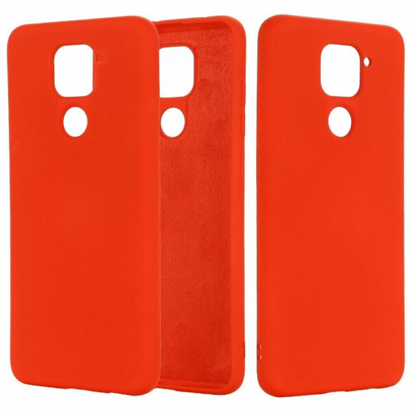 

Защитный чехол Deexe Silicone Case для Xiaomi Redmi Note 9 / Redmi 10X - Red