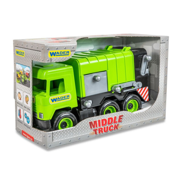 

Авто Middle truck мусоровоз зеленый в коробке (39484)