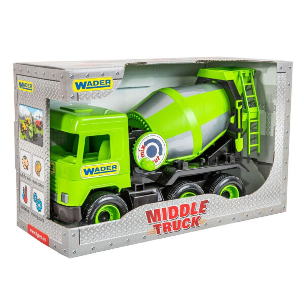 

Авто Middle truck бетономешалка зеленая в коробке (39485)