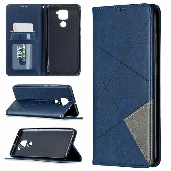 

Чехол UniCase Geometric Pattern для Xiaomi Redmi Note 9 / Redmi 10X - Blue