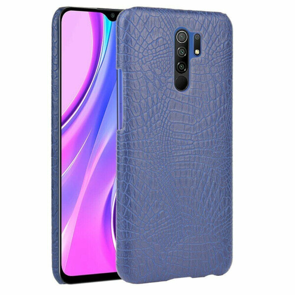 

Защитный чехол Deexe Croco Style для Xiaomi Redmi 9 - Dark Blue