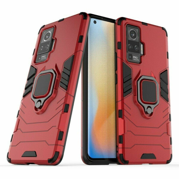 

Защитный чехол Deexe Hybrid Case для VIVO X50 Pro - Red