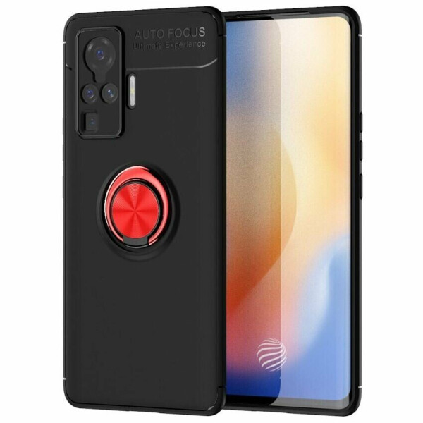 

Защитный чехол UniCase Magnetic Ring для VIVO X50 Pro - Black / Red