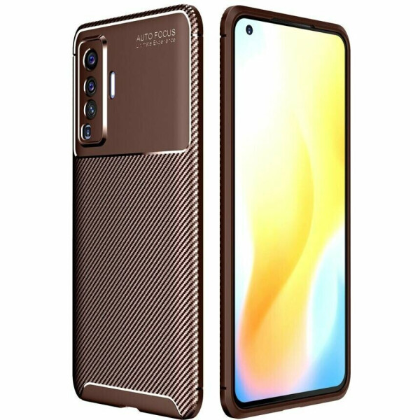 

Защитный чехол Deexe Fusion для VIVO X50 - Brown