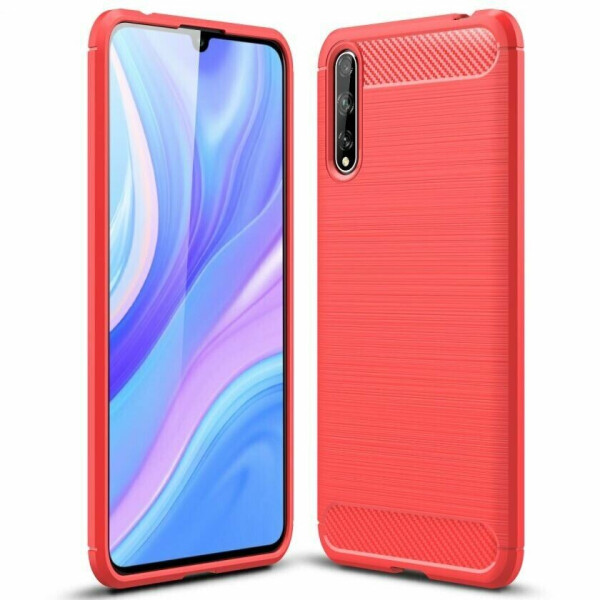 

Защитный чехол UniCase Carbon для Huawei P Smart S - Red