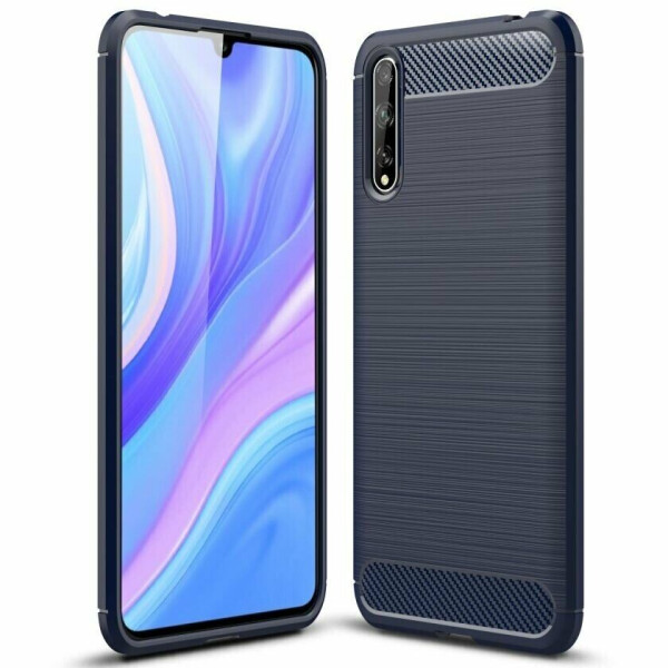 

Защитный чехол UniCase Carbon для Huawei P Smart S - Blue