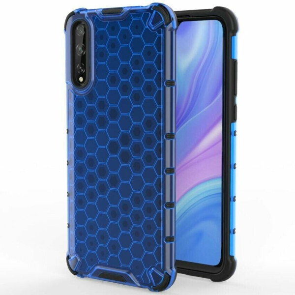 

Защитный чехол Deexe Honeycomb Series для Huawei P Smart S - Blue