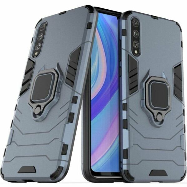

Защитный чехол Deexe Hybrid Case для Huawei P Smart S - Blue