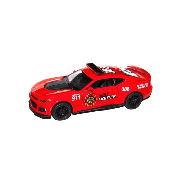 

Машинка Kinsmart Сhevrolet Сamaro ZL1 пожарная красная (KT5399WPR)
