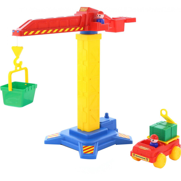 

Игровой набор Polesie Башенный кран и автомобиль (58195)