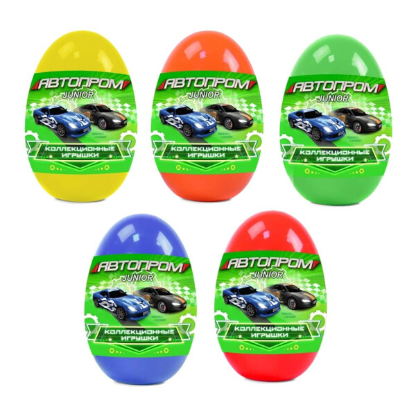 

Игрушка Автопром машинка сюрприз в яйце (7801A)