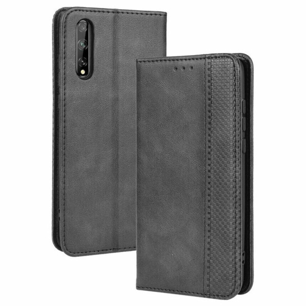 

Чехол Deexe Retro Style для Huawei P Smart S - Black