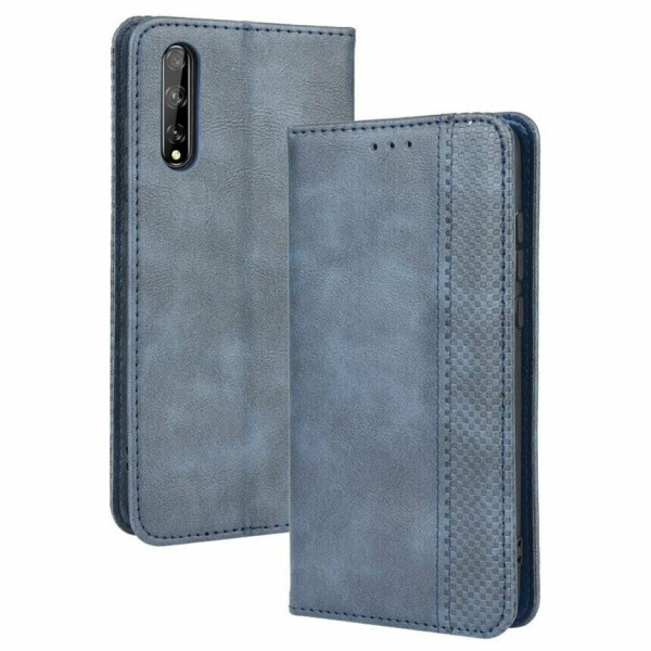 

Чехол Deexe Retro Style для Huawei P Smart S - Blue