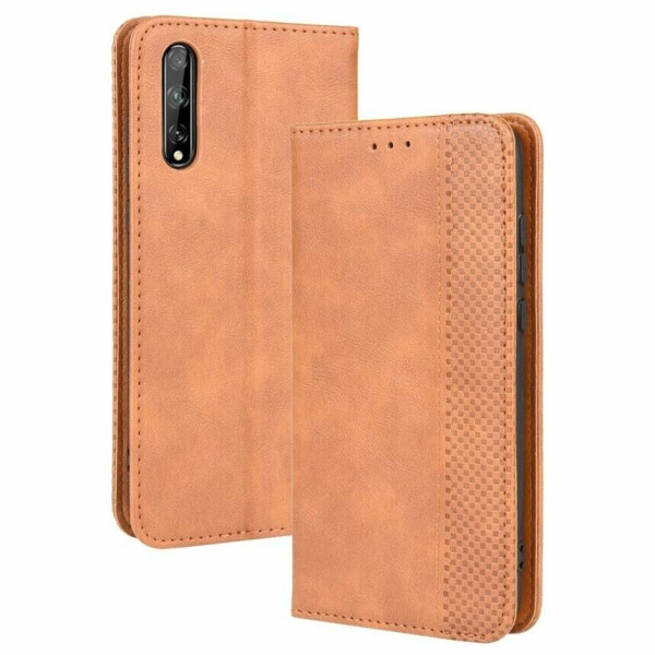 

Чехол Deexe Retro Style для Huawei P Smart S - Brown
