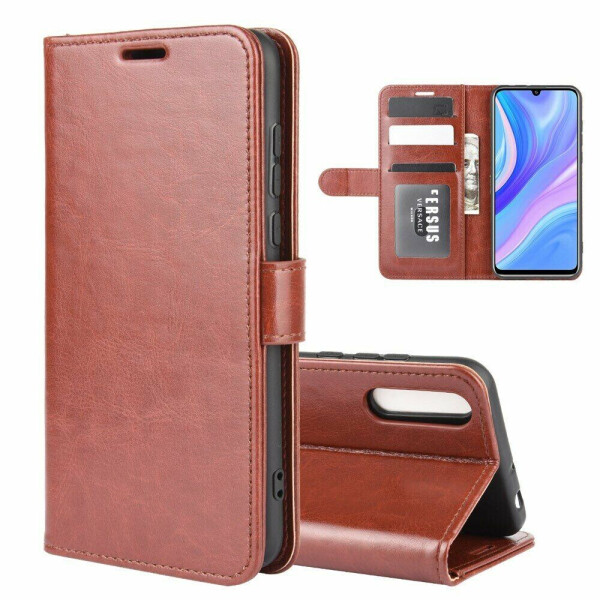 

Чехол-книжка Deexe Wallet Style для Huawei P Smart S - Brown