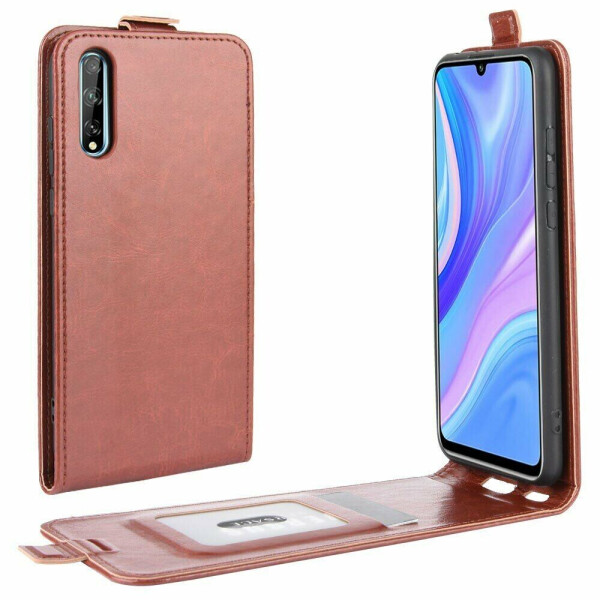 

Чехол Deexe Flip Case для Huawei P Smart S - Brown