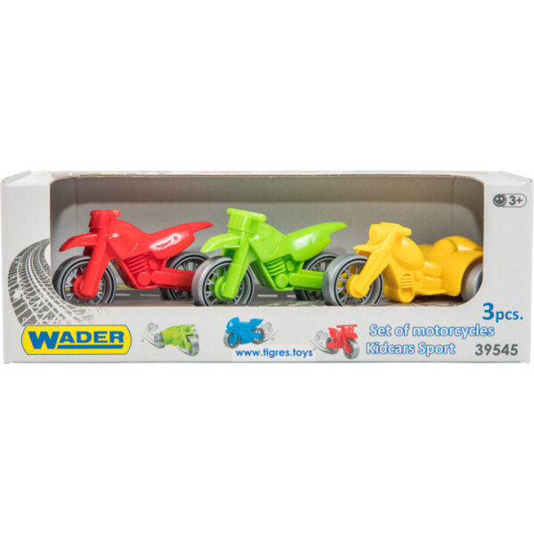 

Набор мотоциклов Wader Kid Cars Sport 3 шт (39545)