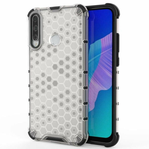 

Защитный чехол Deexe Honeycomb Series для Huawei P40 Lite E - White