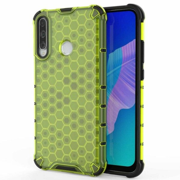 

Защитный чехол Deexe Honeycomb Series для Huawei P40 Lite E - Green