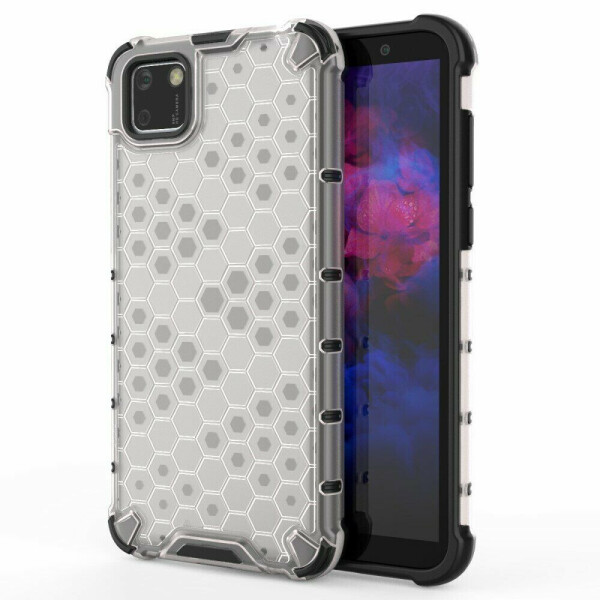 

Защитный чехол Deexe Honeycomb Series для Huawei Y5p - White