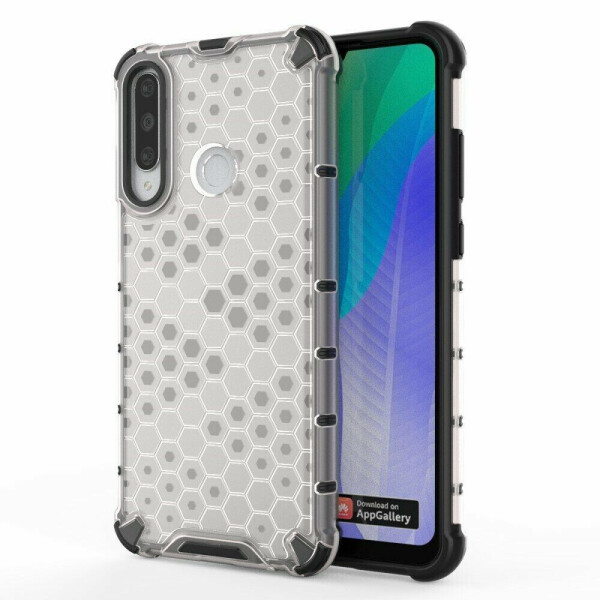 

Защитный чехол Deexe Honeycomb Series для Huawei Y6p - White
