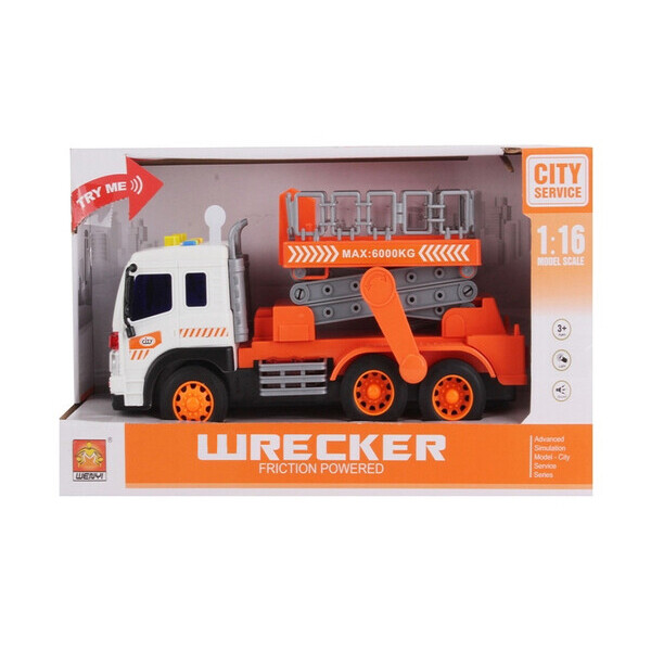 

Машинка инерционная 1:16 Wenyi Автовышка со звуком и светом (WY-340D)