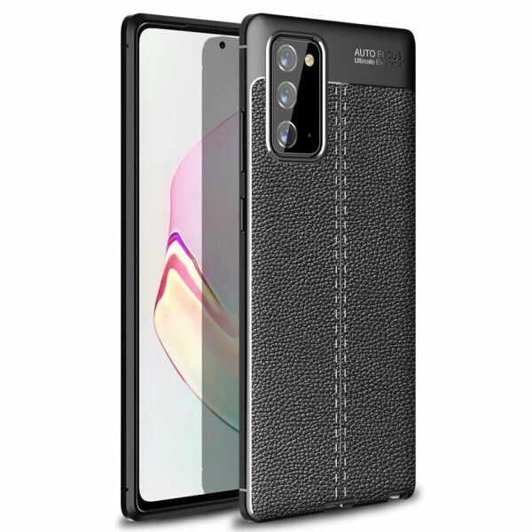 

Защитный чехол Deexe Leather Cover для Samsung Galaxy Note20 (N980) - Black