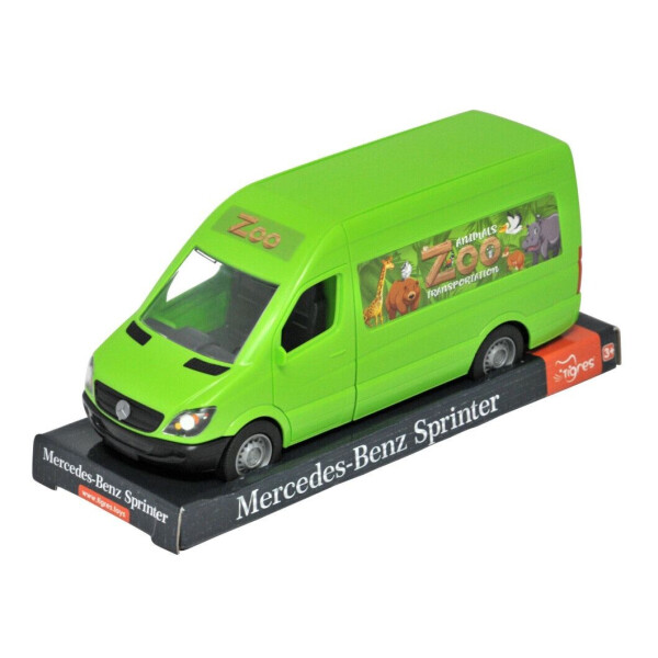 

Автомобиль Tigres Mercedes Benz Sprinter грузовой зеленый на планшете (39715)