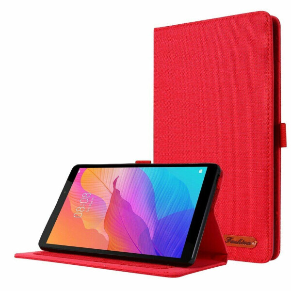 

Чехол Deexe Texture Cover для Huawei MatePad T8 - Red
