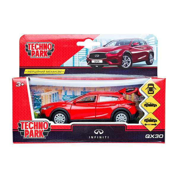 

Автомодель Технопарк Infiniti Qx30 Красный (QX70-RD)